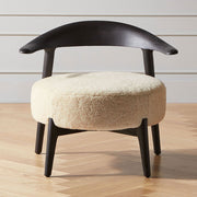 Matador Shearling Accent Chair – Modern Comfort with Timeless Style