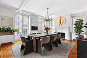 Rectangular Brown Wood Dining Table