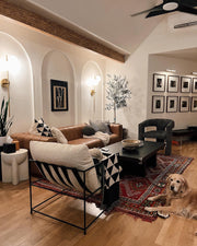 Walnut Wood Sofa – Luxurious Modern Design