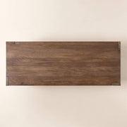 Rectangular Brown Wood Dining Table