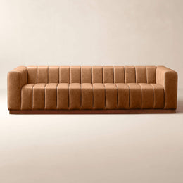 Walnut Wood Sofa – Luxurious Modern Design