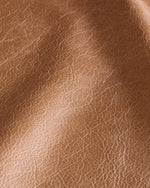 Close-up of brown leather texture