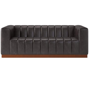 Walnut Wood Sofa – Luxurious Modern Design