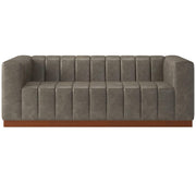 Walnut Wood Sofa – Luxurious Modern Design