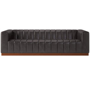 Walnut Wood Sofa – Luxurious Modern Design