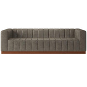 Walnut Wood Sofa – Luxurious Modern Design